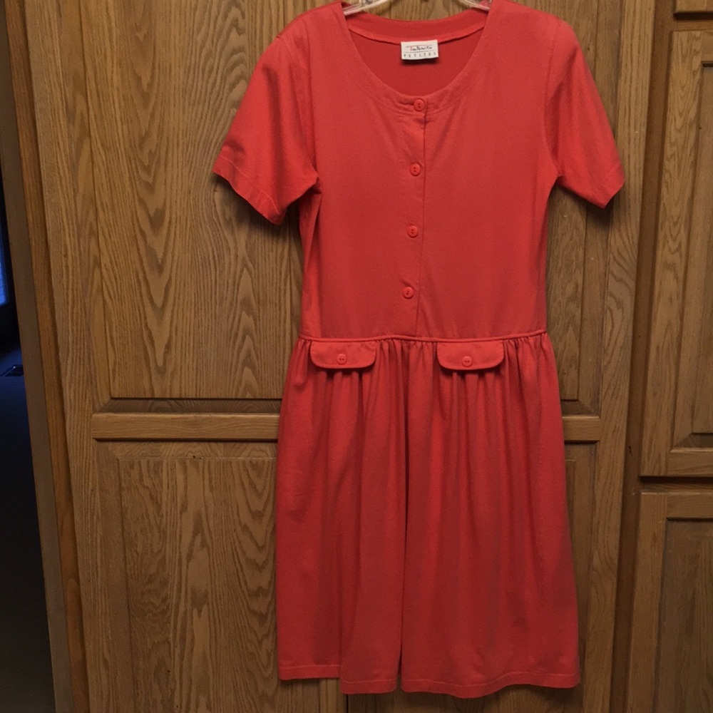 Vintage Talbots Petites Short Sleeve Dress.